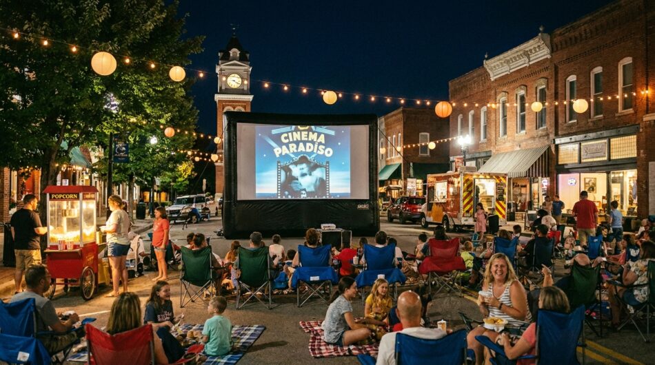 profitez d'une soirée cinéma en plein air à céaux, un événement gratuit pour partager la culture avec tous dans un cadre convivial et accessible.