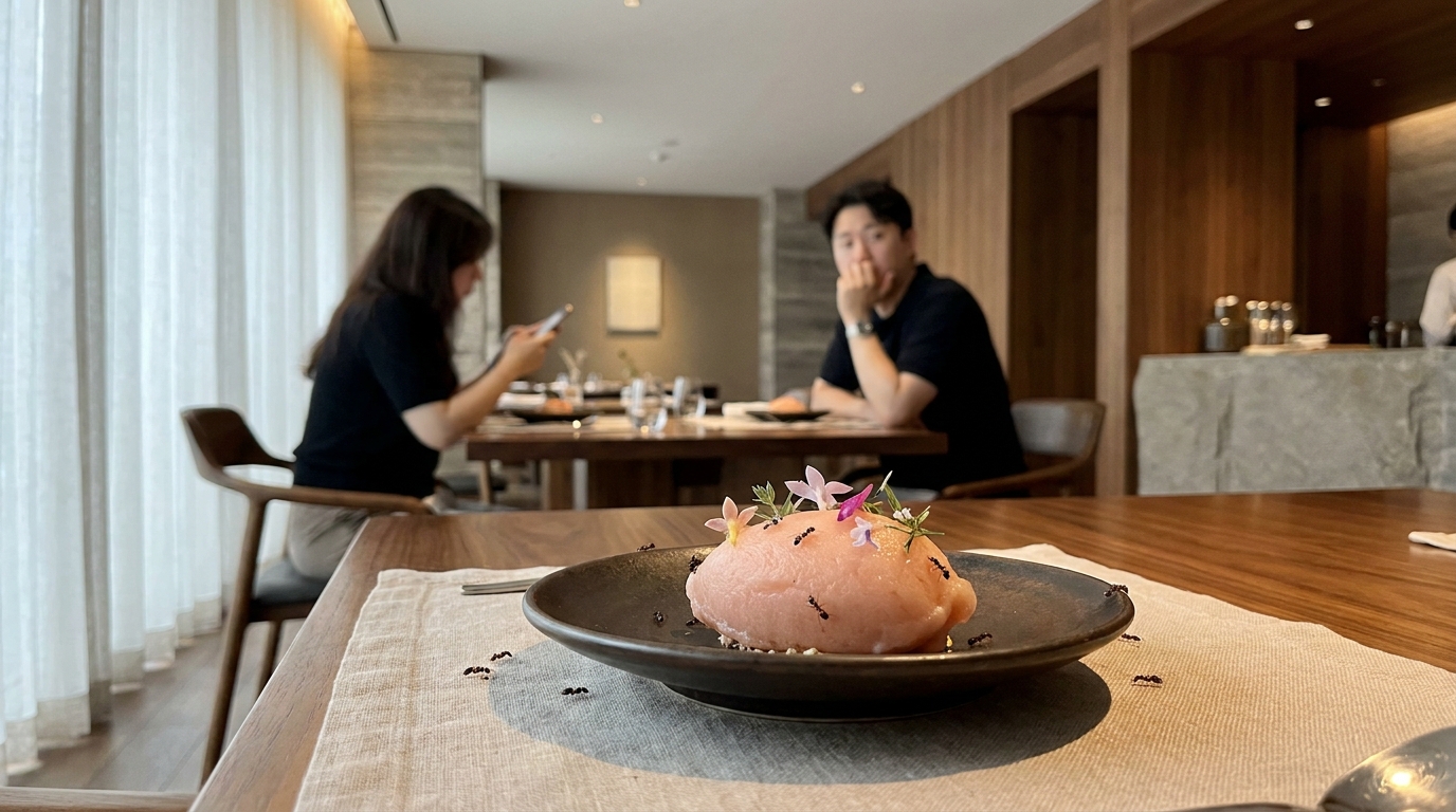 découvrez pourquoi un restaurant étoilé de séoul a été sanctionné après avoir proposé un sorbet original garni de fourmis, suscitant controverse et débat gastronomique.