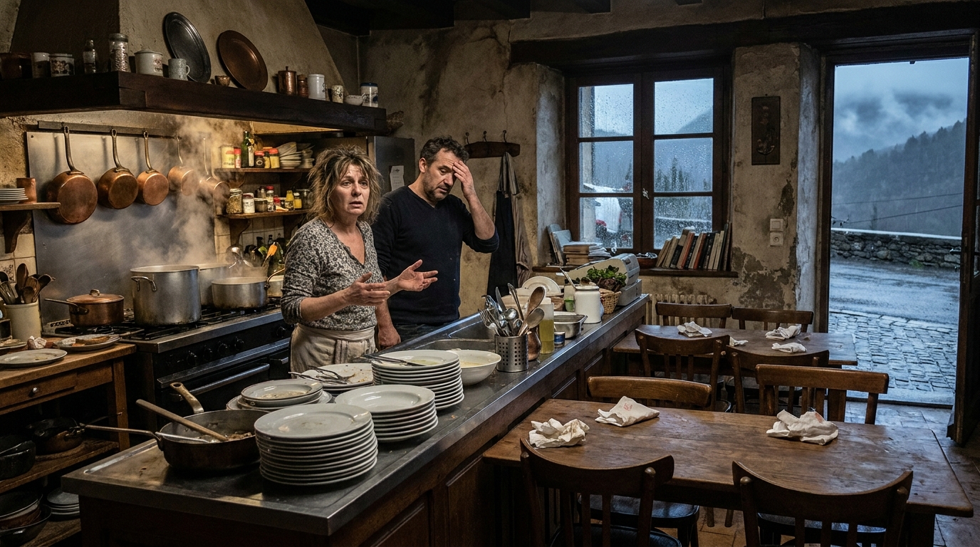 découvrez ce qui se passe réellement dans le restaurant de béatrice et stéphane à saint-bonnet-en-champsaur dans l'épisode de cauchemar en cuisine diffusé sur m6.