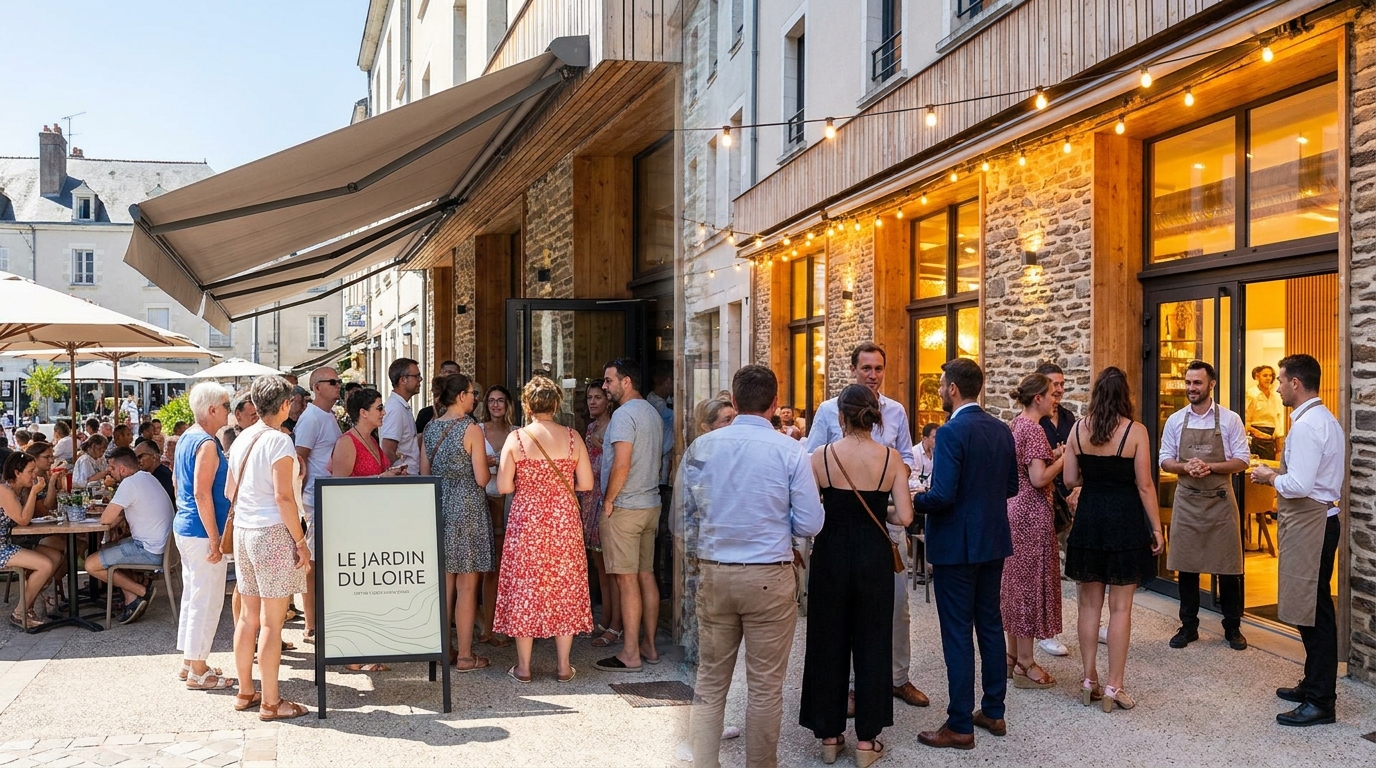 découvrez « comble à chaque service », le nouveau restaurant près de tours qui séduit les clients à chaque repas. midi et soir, l'affluence ne cesse de croître grâce à une cuisine savoureuse et une ambiance conviviale.