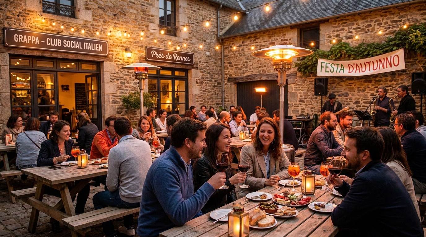 découvrez en images grappa, le nouveau restaurant-bar italien xxl aux portes de rennes, alliant ambiance chaleureuse et saveurs authentiques pour une expérience unique.