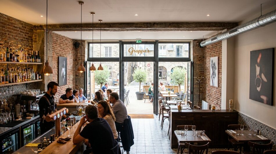 découvrez en images grappa, le nouveau restaurant-bar italien xxl aux portes de rennes, pour une expérience culinaire et conviviale unique.
