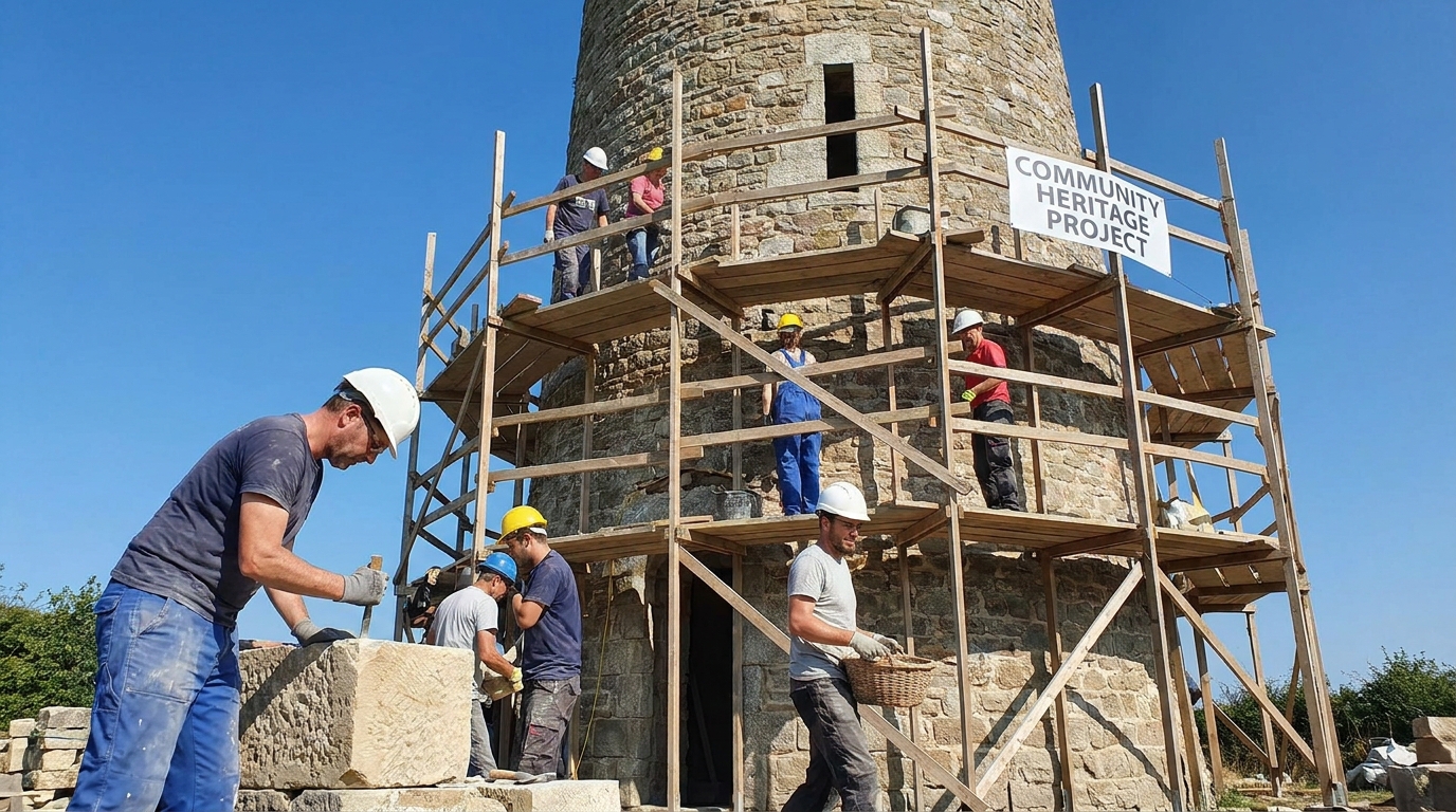 découvrez comment un investissement de 185 000 euros redonne vie à la tour médiévale d'un charmant village de l'hérault, alliant patrimoine historique et dynamisme local.