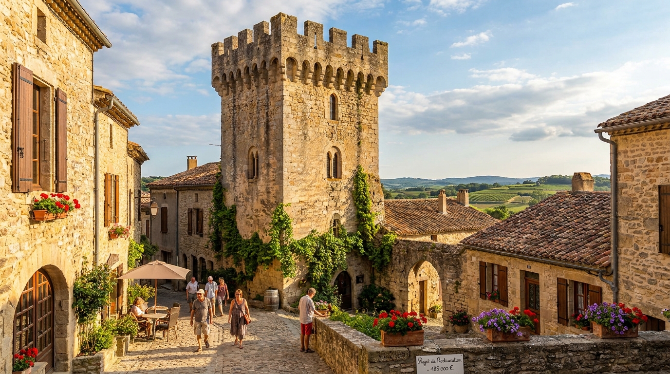 découvrez comment 185 000 euros sont investis dans l'hérault pour restaurer et redonner vie à la tour médiévale d'un charmant village, symbole de patrimoine et d'histoire.