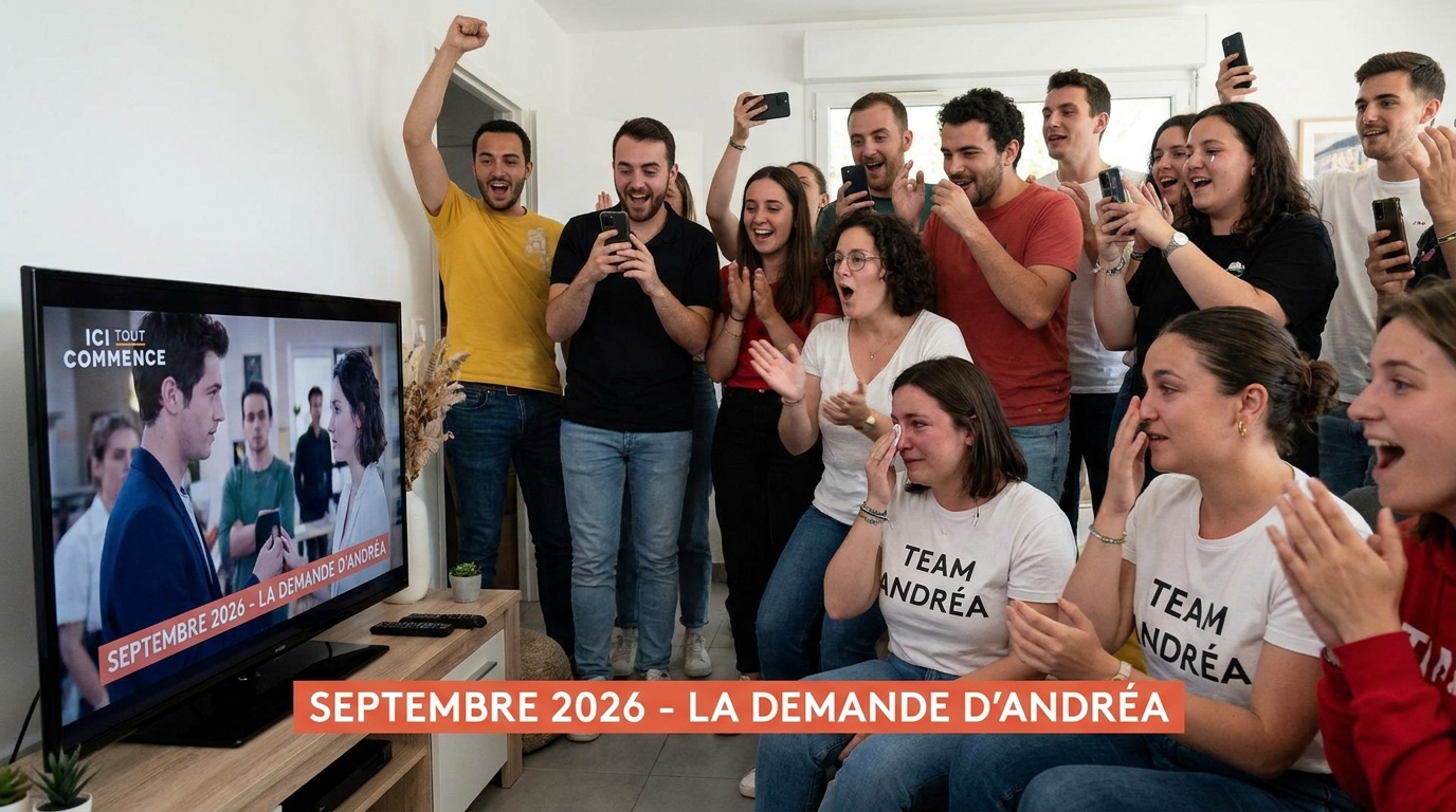 découvrez le résumé exclusif de l'épisode du 21 septembre 2026 de 'ici tout commence' : andréa fait une proposition surprenante à mehdi et hortense qui pourrait tout changer.
