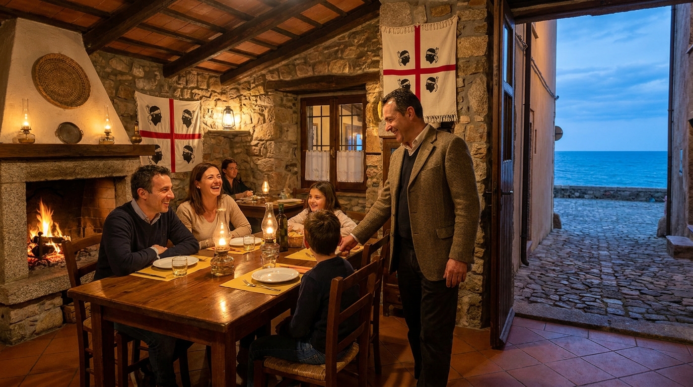 un restaurant refuse l'accès à des clients jugés insuffisamment consommateurs, illustrant la règle : « ici, on mange, on ne fait pas que boire ».
