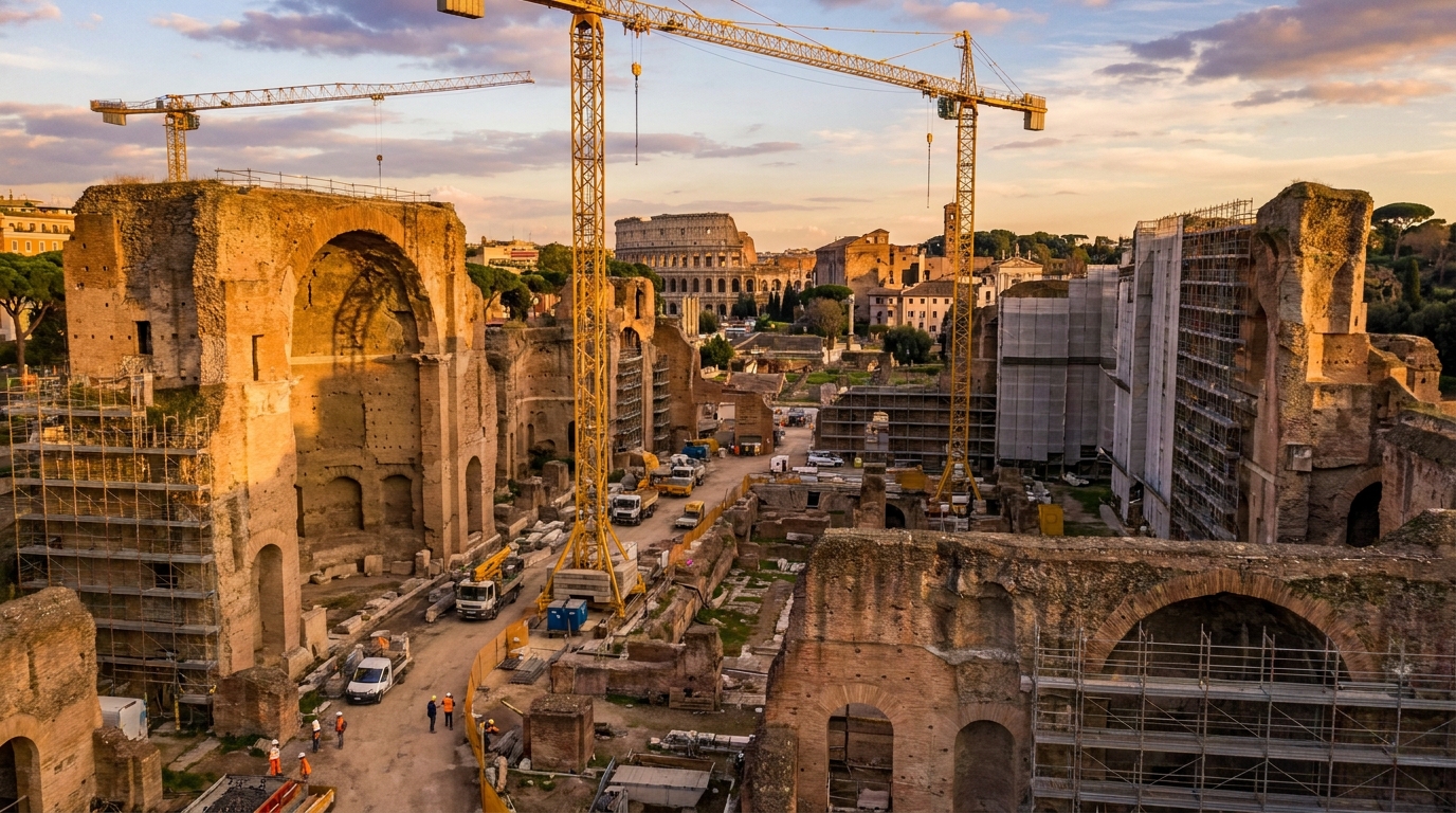découvrez l'inauguration du nouveau musée des thermes de trajan, mettant en lumière la redécouverte exceptionnelle de la grande mosaïque et de la ville peinte restaurées, un voyage unique au cœur de l'histoire antique.