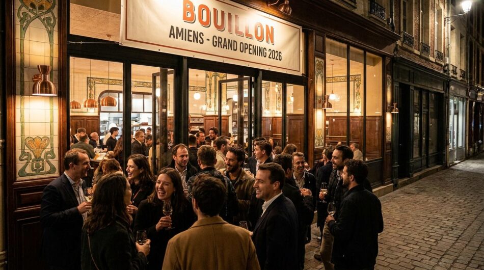découvrez l'inauguration du tout premier bouillon au cœur du centre-ville d’amiens, un lieu convivial et authentique qui célèbre la gastronomie locale.
