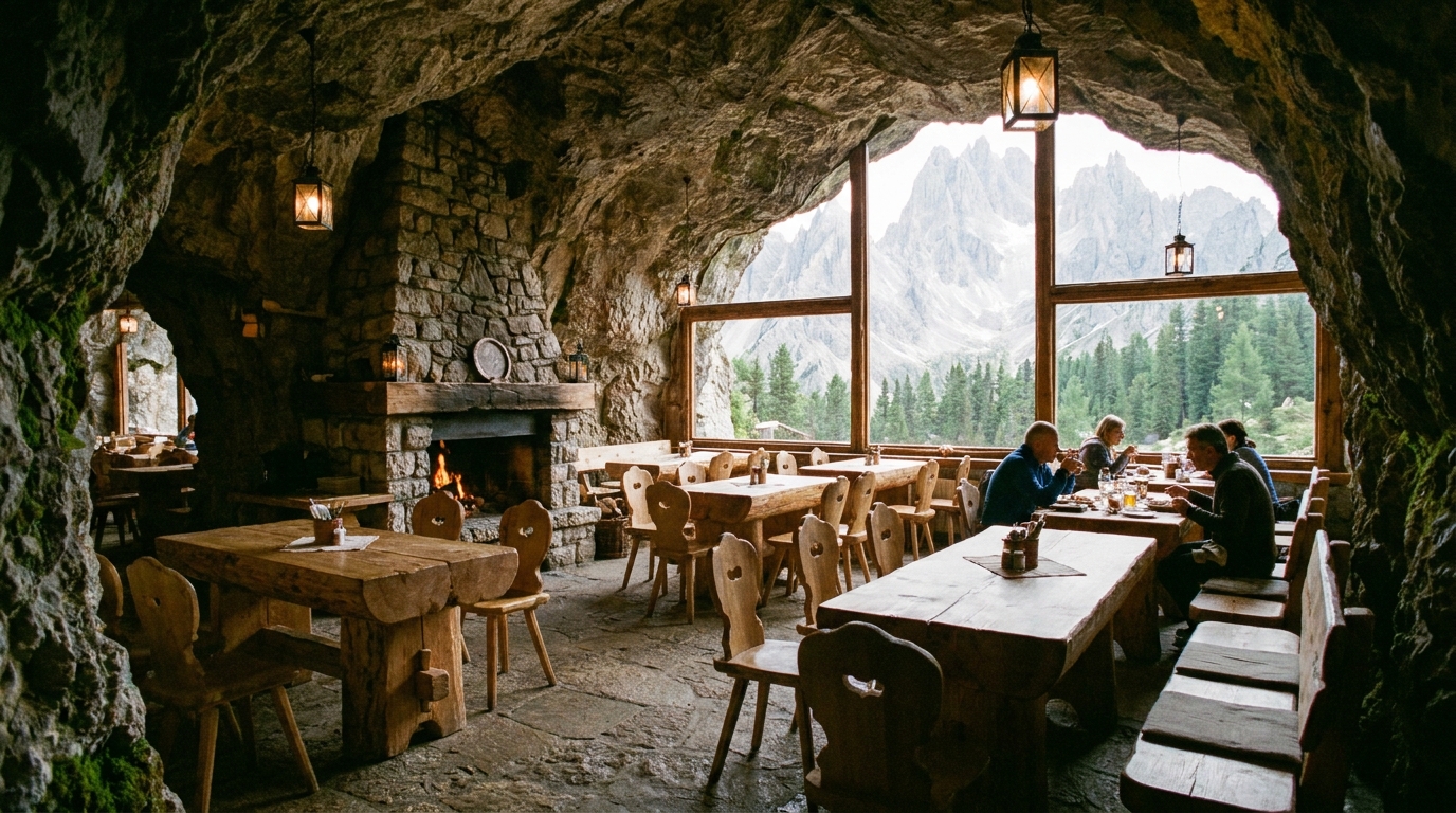 découvrez un restaurant unique aux tables en troncs d’arbres où la prise de photos est interdite et les téléphones confisqués, offrant une expérience exclusive avec des menus à 650 euros.