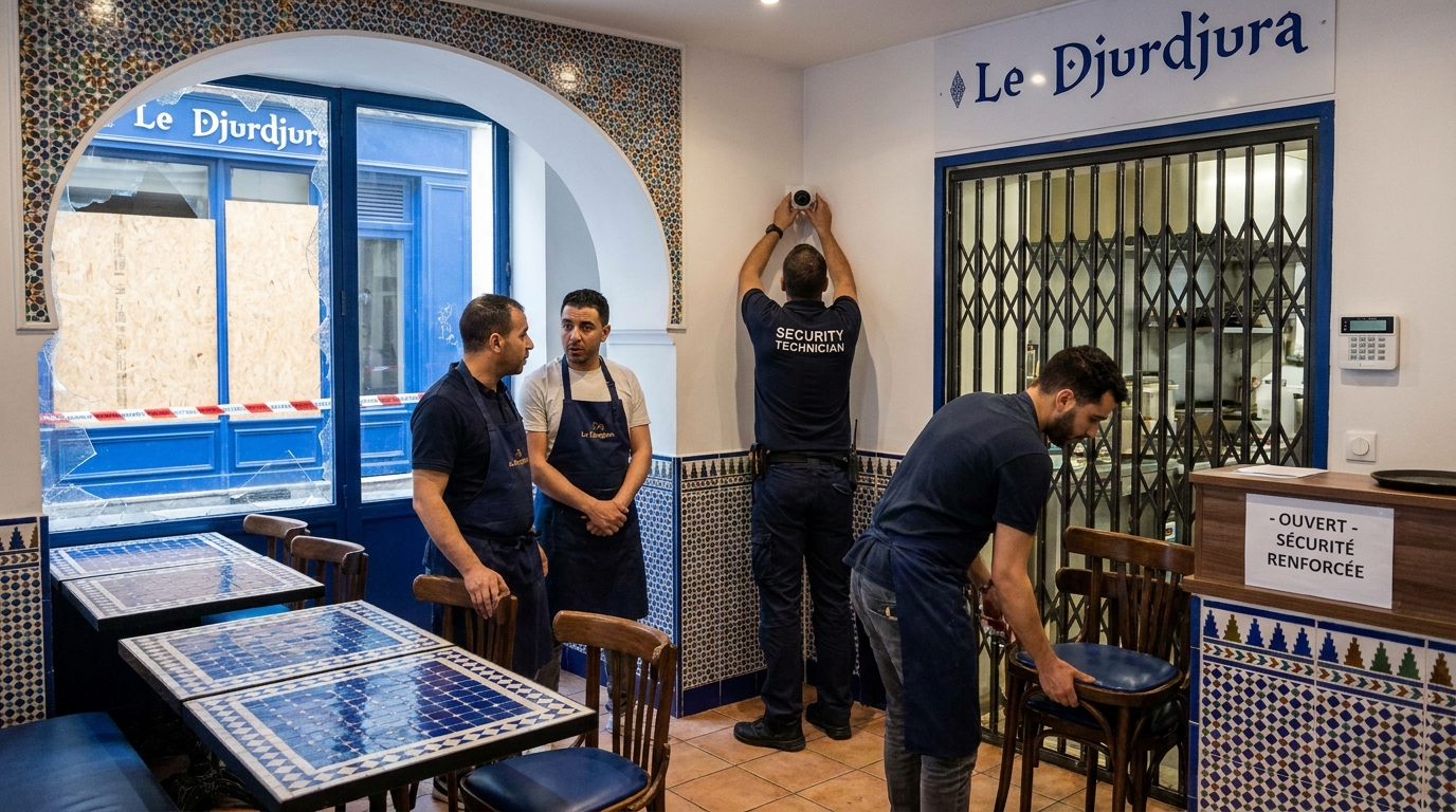 découvrez les détails du cambriolage avec effraction survenu au djurdjura à douai, ses conséquences et les mesures prises pour la sécurité du lieu.