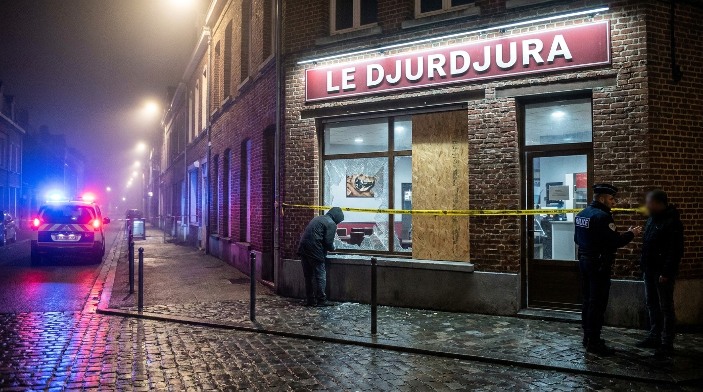 le djurdjura à douai a été victime d'un cambriolage avec effraction. découvrez les détails de cet incident et les mesures prises pour assurer la sécurité.