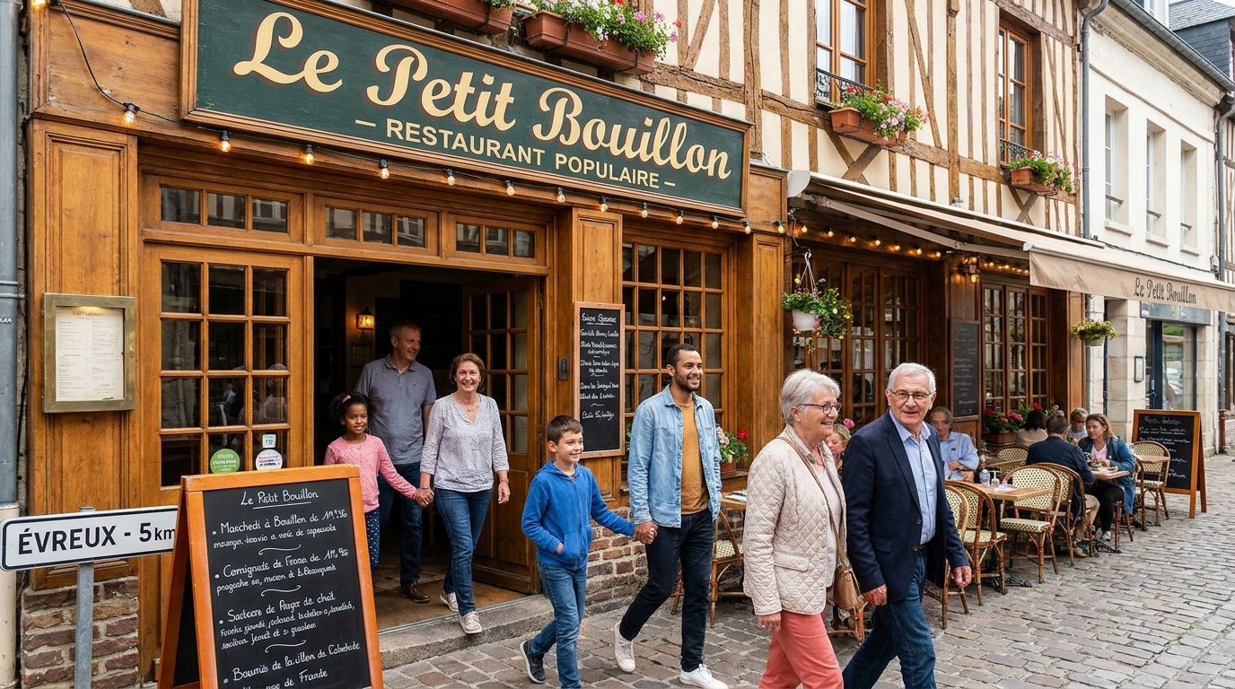 le petit bouillon, un nouveau restaurant, ouvrira bientôt ses portes aux alentours d'évreux pour vous offrir une expérience culinaire unique et conviviale.