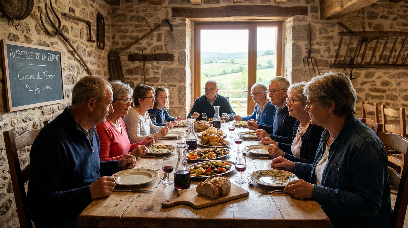 découvrez le refuge, restaurant au sommet du guizay en loire, qui célèbre deux décennies de saveurs maison authentiques et généreuses dans un cadre convivial.
