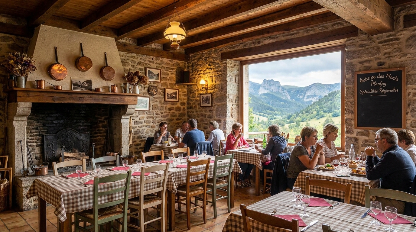 découvrez le refuge, restaurant au sommet du guizay dans la loire, où deux décennies de saveurs maison vous attendent dans un cadre chaleureux et convivial.