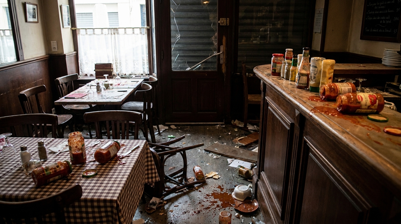 un restaurant de la meuse a été cambriolé pendant la nuit. un suspect a été interpellé sur place par les forces de l’ordre.