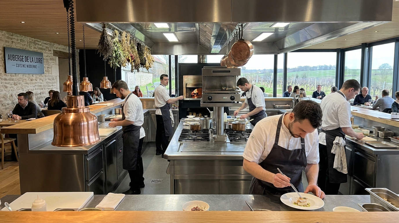 découvrez ce nouveau restaurant prometteur en maine-et-loire, en pleine ascension, qui ambitionne déjà de décrocher un prestigieux titre national. saveurs uniques et excellence au rendez-vous.