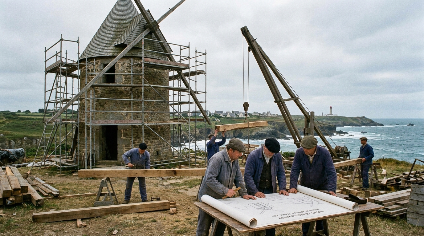 découvrez comment la communauté persévère dans la restauration du moulin suite à l'incendie, refusant d'abandonner malgré les défis.