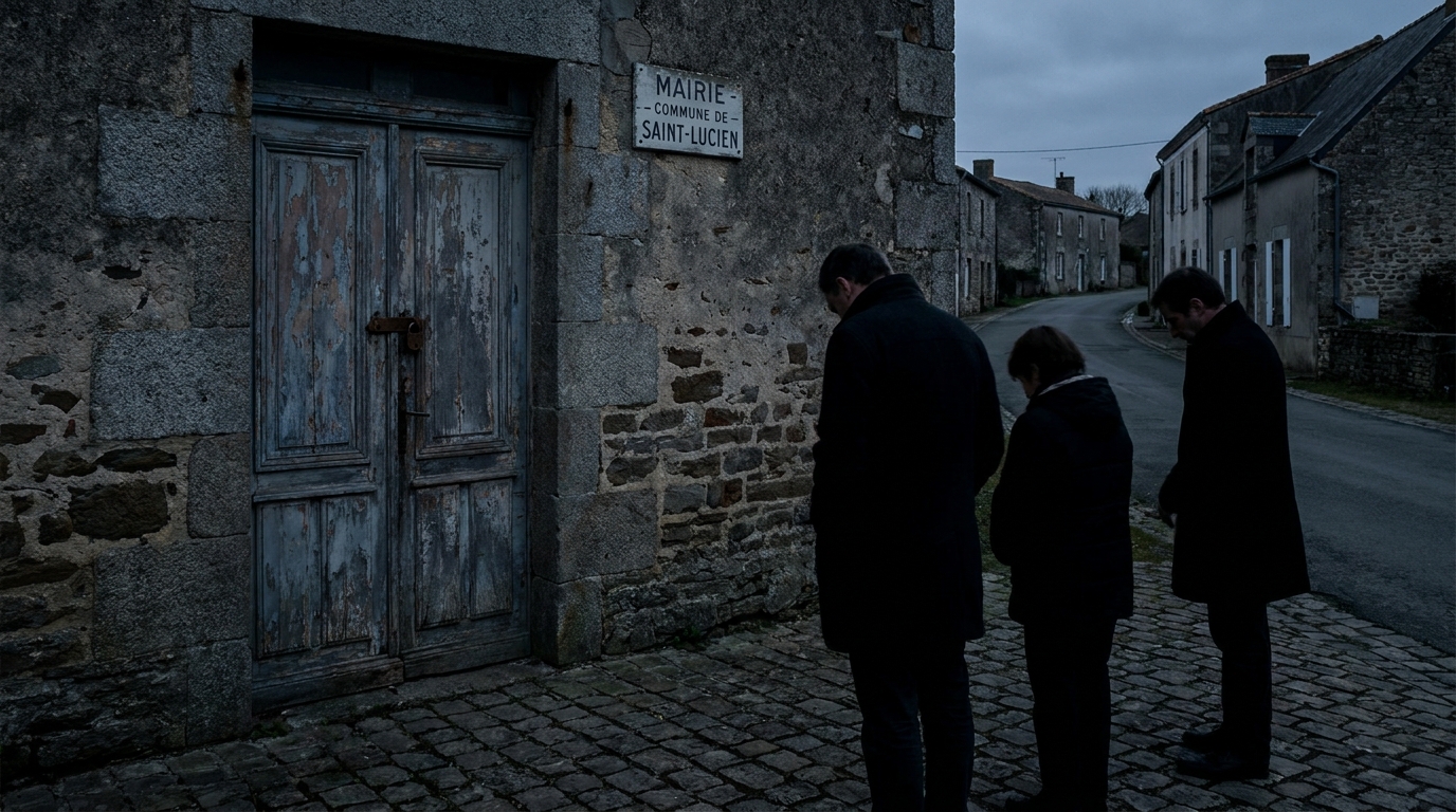 découvrez le mystère grandissant autour de l'avenir incertain d'une commune vendéenne, entre porte close et silence des gérants.