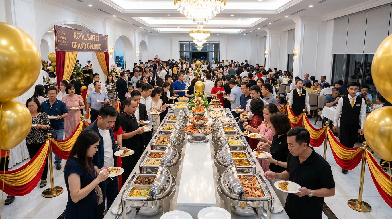 découvrez royal buffet, le géant du buffet à volonté, qui ouvre ses portes en fanfare à grand littoral et séduit les foules avec une variété exceptionnelle de plats pour tous les goûts.