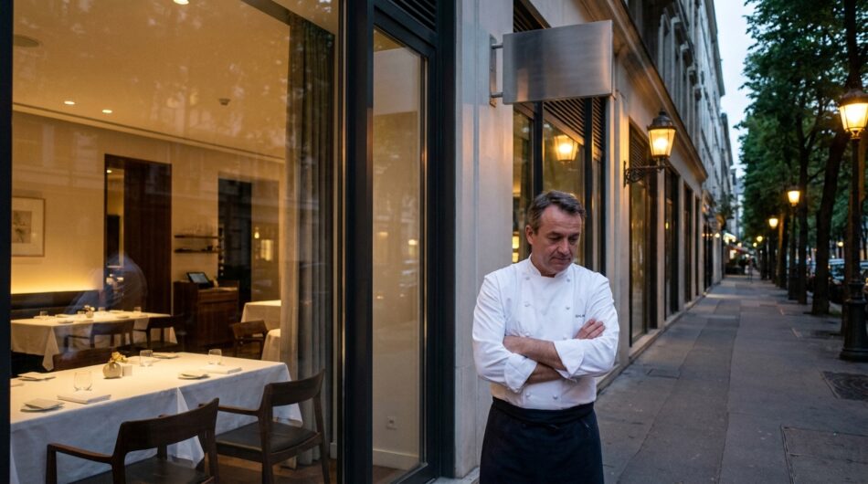 un chef étoilé au michelin annonce la fermeture de son restaurant, mettant fin à un menu prestigieux à 480 euros qui entre dans l'histoire gastronomique.