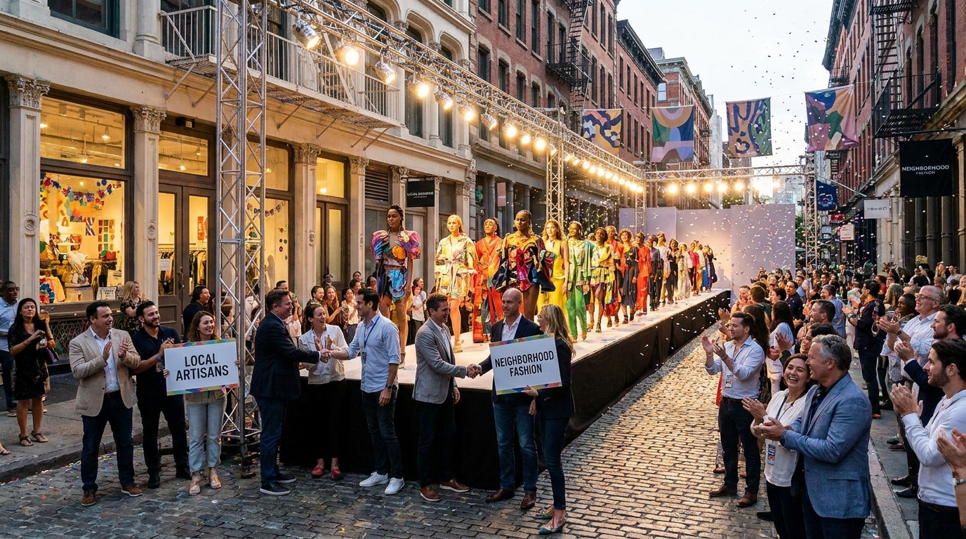 découvrez comment une fashion week et un défilé de mode renforcent l'esprit d'équipe et la collaboration entre commerçants, alliant créativité et dynamique locale.