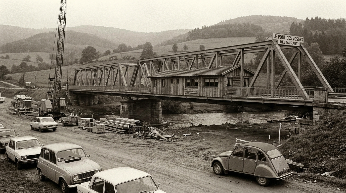 découvrez verdun il y a 50 ans : l'inauguration d'un pont-restaurant moderne sur l'autoroute et les débuts de projets de licenciements qui allaient marquer la région.